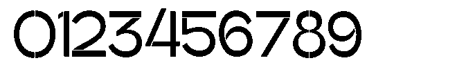 Glagent Stencil Semi Bold Condensed Font OTHER CHARS