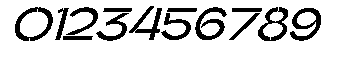 Glagent Stencil Semi Bold Expanded Sl Font OTHER CHARS