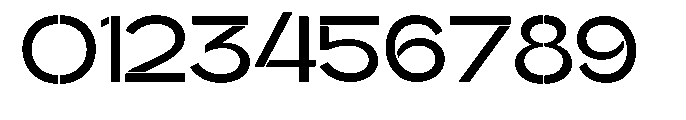 Glagent Stencil Semi Bold Expanded Font OTHER CHARS