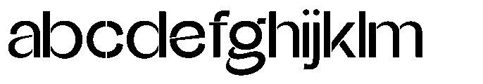 Glagent Stencil Semi Bold Expanded FONT