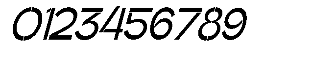 Glagent Stencil Semi Bold Extra Cond Sl Font OTHER CHARS