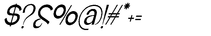 Glagent Stencil Semi Bold Extra Cond Sl Font OTHER CHARS