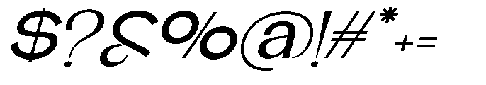 Glagent Stencil Semi Bold Extra Exp Sl Font OTHER CHARS