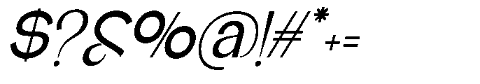 Glagent Stencil Semi Bold Semi Cond Sl Font OTHER CHARS