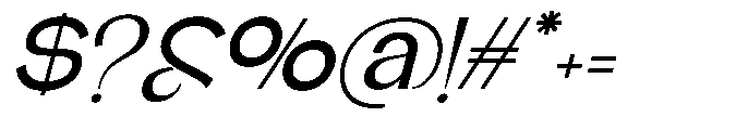 Glagent Stencil Semi Bold Semi Exp Sl Font OTHER CHARS