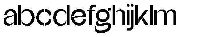Glagent Stencil Semi Bold Semi Expanded FONT