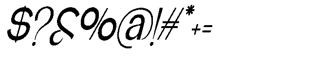 Glagent Stencil Semi Bold Ultra Cond Sl Font OTHER CHARS