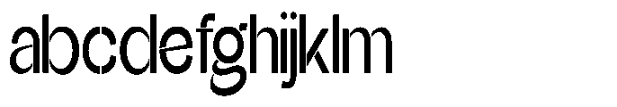 Glagent Stencil Semi Bold Ultra Cond FONT