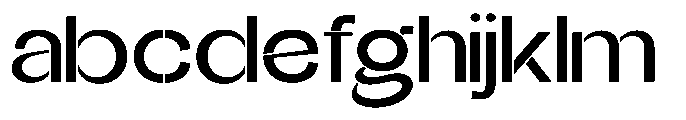 Glagent Stencil Semi Bold Ultra Expanded FONT