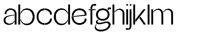 Glagent Stencil Semi Expanded FONT