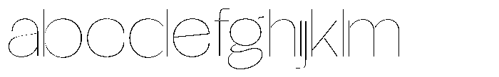 Glagent Stencil Thin Expanded FONT