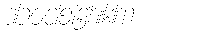 Glagent Stencil Thin Extra Conden Sl FONT