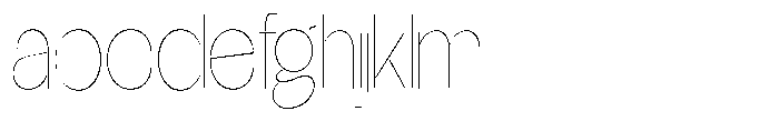 Glagent Stencil Thin Extra Condensed FONT