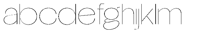 Glagent Stencil Thin Extra Expanded FONT