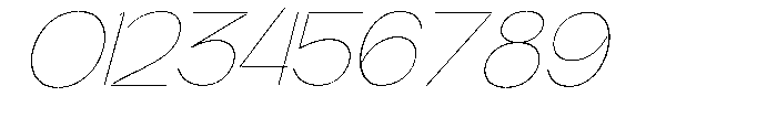 Glagent Stencil Thin Semi Condensed Sl Font OTHER CHARS