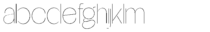 Glagent Stencil Thin Semi Condensed FONT