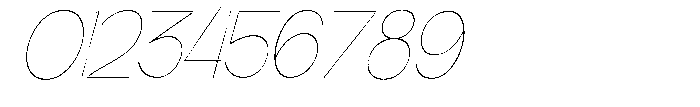 Glagent Stencil Thin Ultra Condensed Sl Font OTHER CHARS