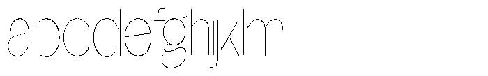 Glagent Stencil Thin Ultra Condensed FONT