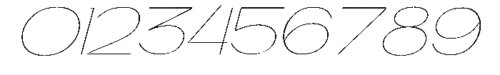 Glagent Stencil Thin Ultra Expanded Sl Font OTHER CHARS