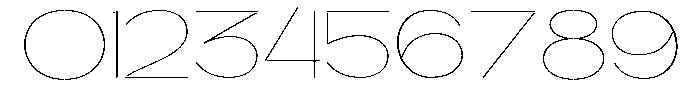 Glagent Stencil Thin Ultra Expanded Font OTHER CHARS