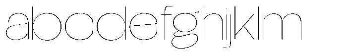 Glagent Stencil Thin Ultra Expanded FONT