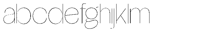 Glagent Stencil Thin FONT