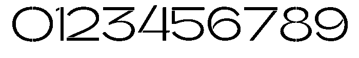 Glagent Stencil Ultra Expanded Font OTHER CHARS