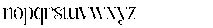 Glagter Var Black Font LOWERCASE