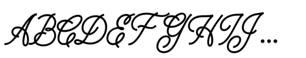 Glaire Font UPPERCASE