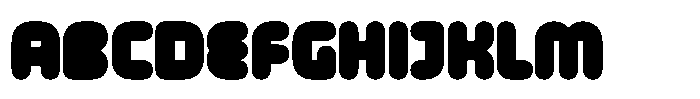 Glammo Font UPPERCASE