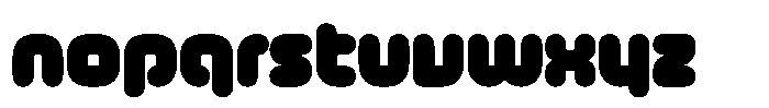 Glammo Font LOWERCASE