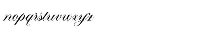 Glamona Font LOWERCASE