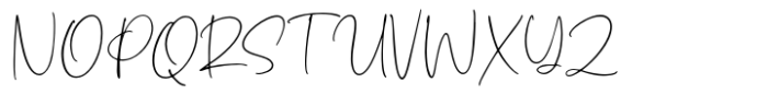 Glamonte Signature Font UPPERCASE