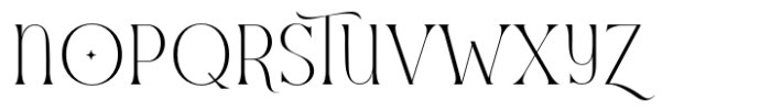 Glamour Chic Font LOWERCASE