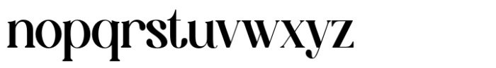 Glamour Coquette Regular Font LOWERCASE