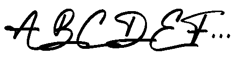 Glamour Palace Font UPPERCASE