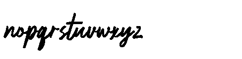 Glamour Palace Font LOWERCASE