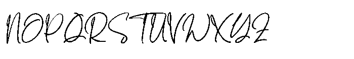 Glamps Coulmy Font UPPERCASE
