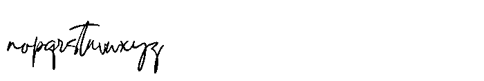 Glamps Coulmy Font LOWERCASE