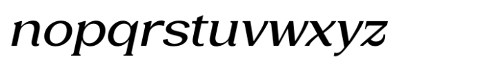 Glamure Serif Medium Italic Font LOWERCASE