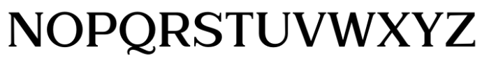 Glamure Serif Medium Font UPPERCASE