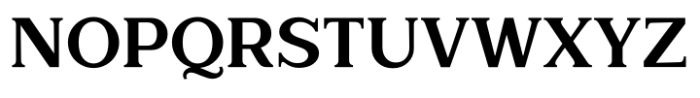 Glamure Serif Semi Bold Font UPPERCASE