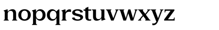 Glamure Serif Semi Bold Font LOWERCASE