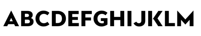 Glance Sans Extrabold Font UPPERCASE