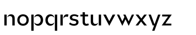 Glance Sans Medium Font LOWERCASE