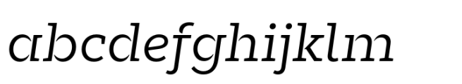 Glance Slab Regular Italic FONT