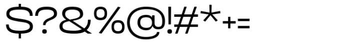 Glancyr Neue Extra Light Expanded Font OTHER CHARS