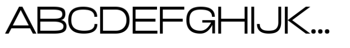 Glancyr Neue Extra Light Expanded Font UPPERCASE