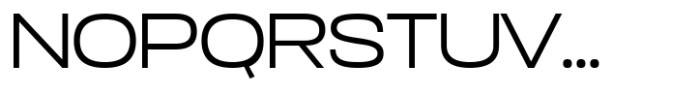 Glancyr Neue Extra Light Expanded Font UPPERCASE