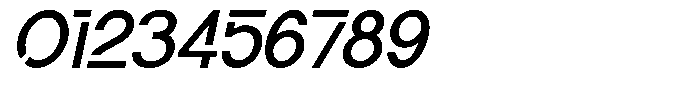 Glanzyo Italic Font OTHER CHARS